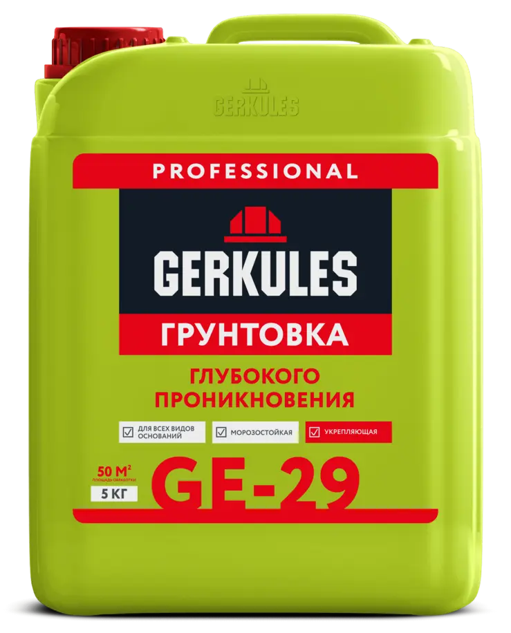 Грунтовка глубокого проникновения, канистра, цвет светло-желтый, 5 кг