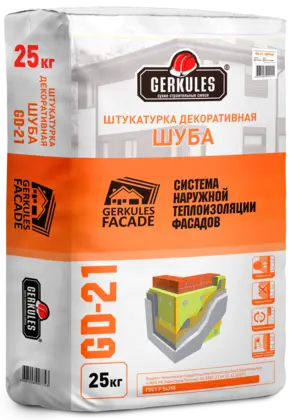 Штукатурка декоративная Шуба (фр. 3,0 мм), 25 кг