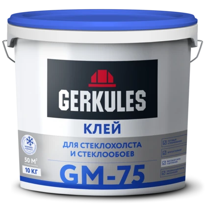 Клей для стеклохолста и стеклообоев GERKULES GM-75 10кг